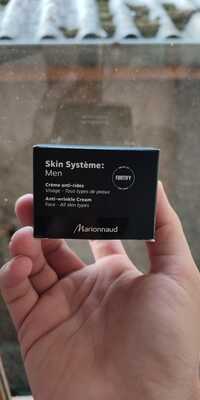 MARIONNAUD - Skin système men - Crème anti-rides