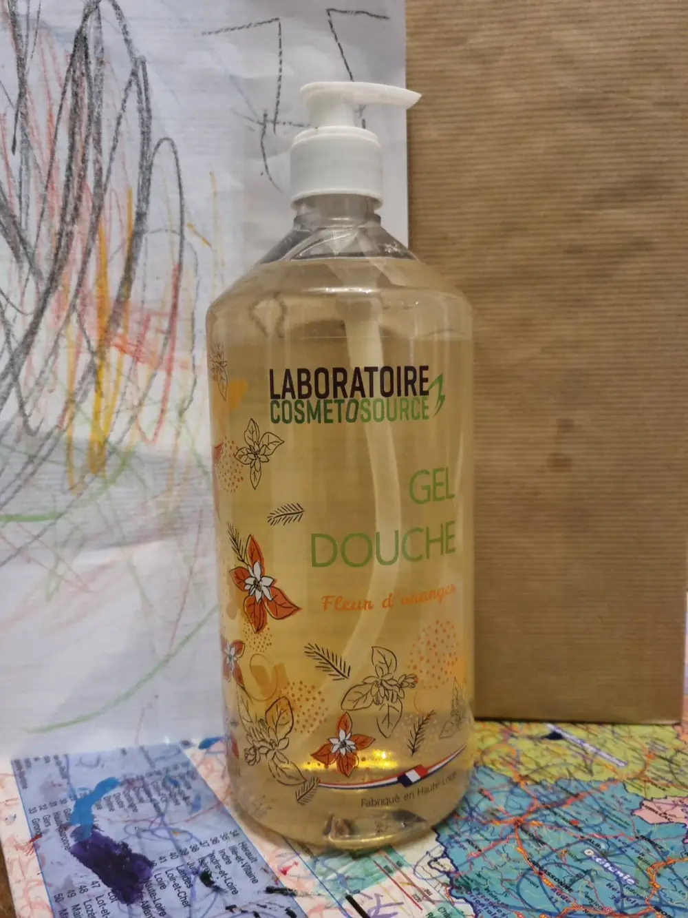 LABORATOIRE COSMETOSOURCE - Gel douche Fleur d'oranger 