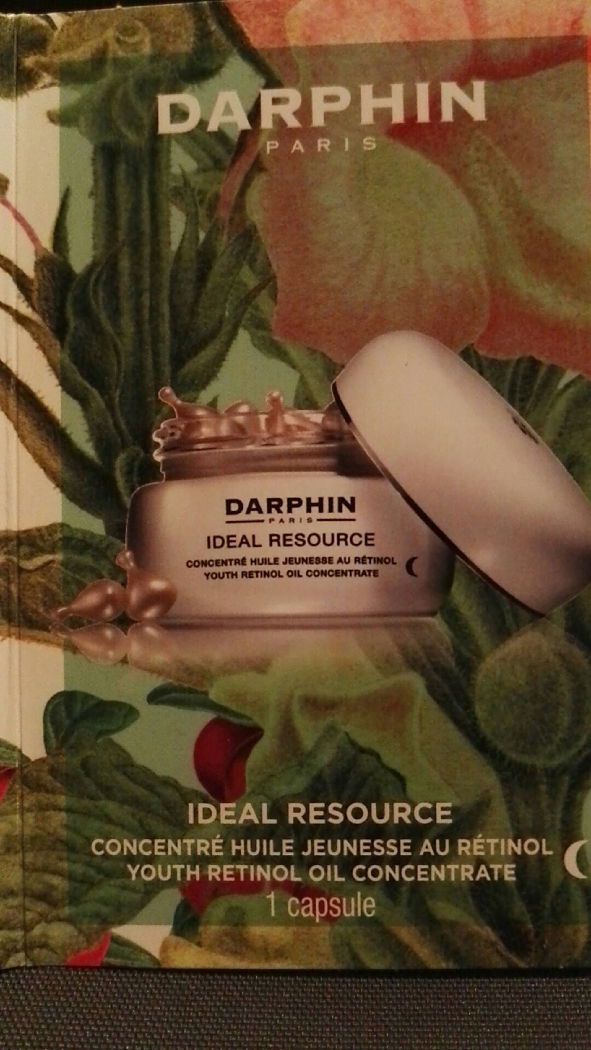 DARPHIN - Idéal resource - Concentré huile jeunesse au rétinol