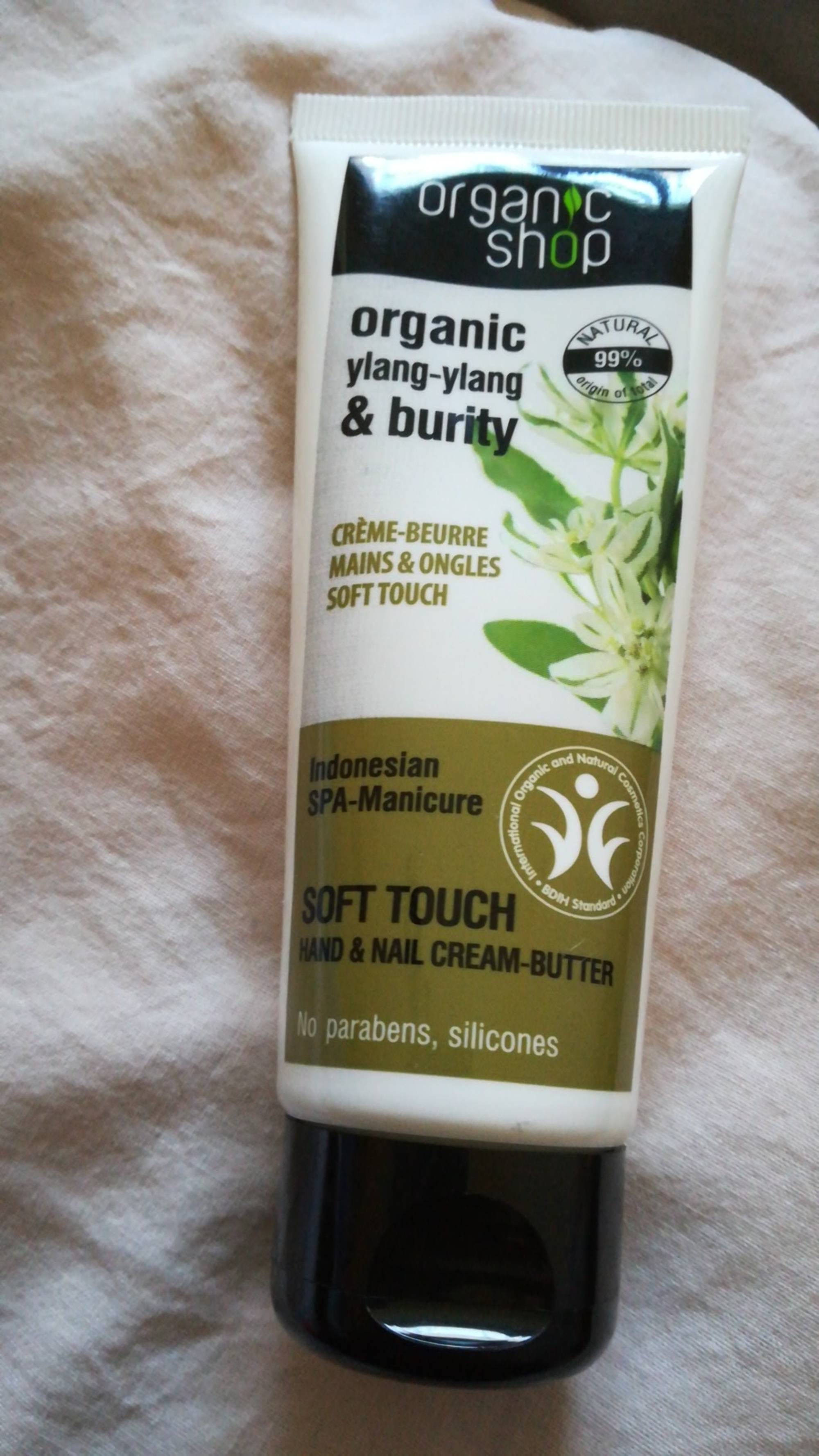 ORGANIC SHOP - Organic ylang-ylang & burity - Crème-beurre mains & ongles