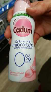 CADUM - Micro-talc - Déodorant 48h