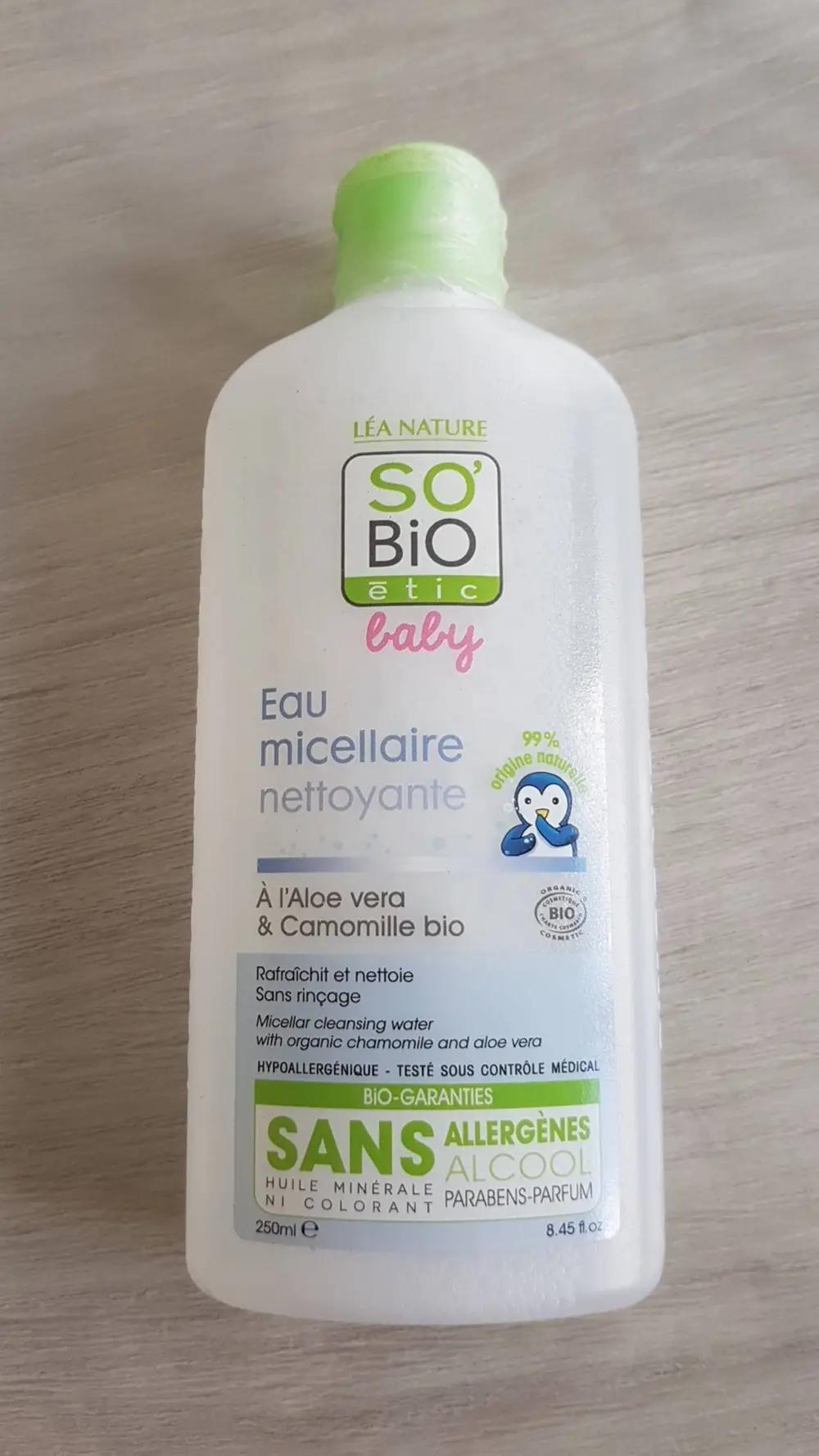 SO'BIO ÉTIC - Baby - Eau micellaire nettoyante