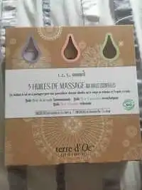 TERRE D'OC - 1. 2.. 3... sommeil - 3 Huiles de massage bio