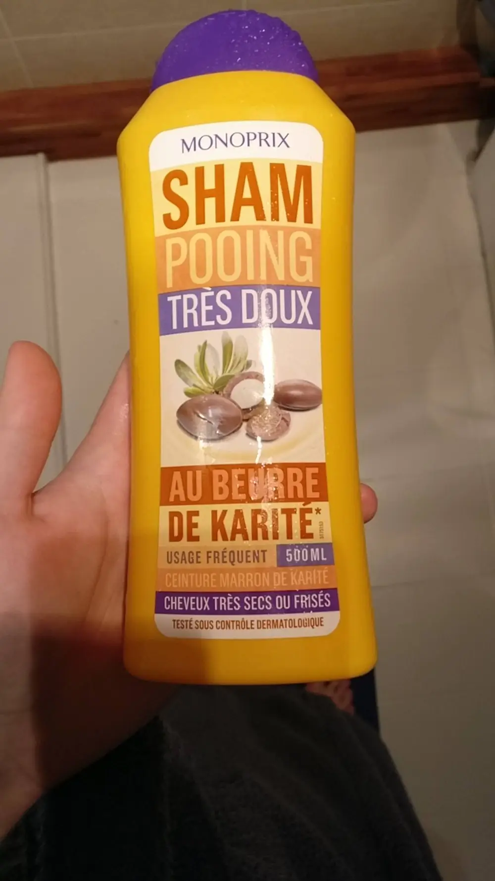 MONOPRIX - Shampooing très doux au beurre de karité