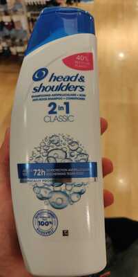 HEAD & SHOULDERS - 2 in 1 classic - Shampooing antipelliculaire et soin