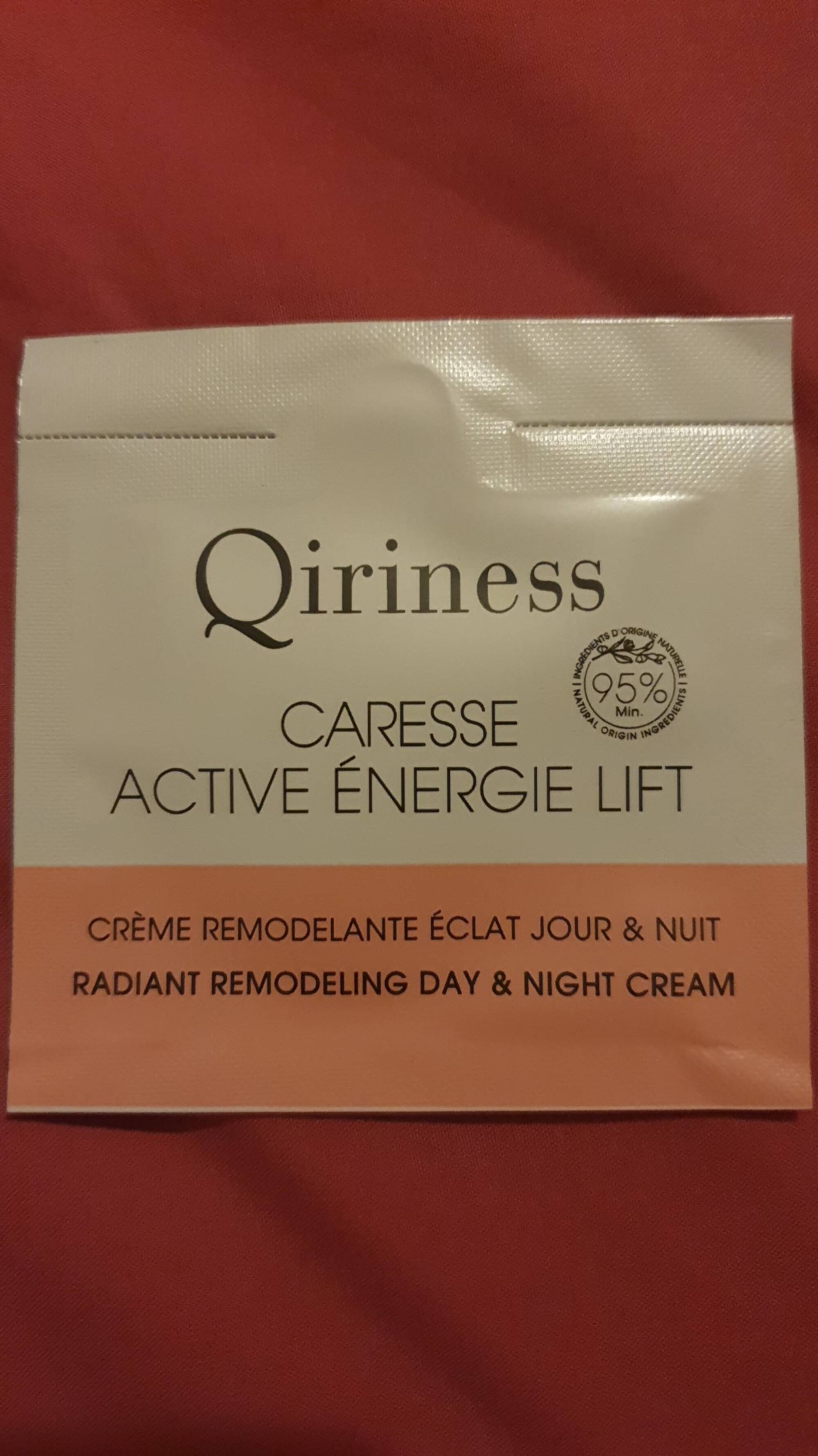 QIRINESS - Caresse active énérgie lift - Crème remodelante éclat jour & nuit