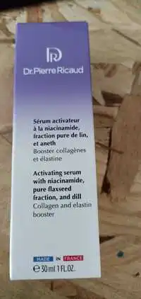 DR PIERRE RICAUD - Sérum activateur à la niacinamide, fraction pure de lin, et aneth