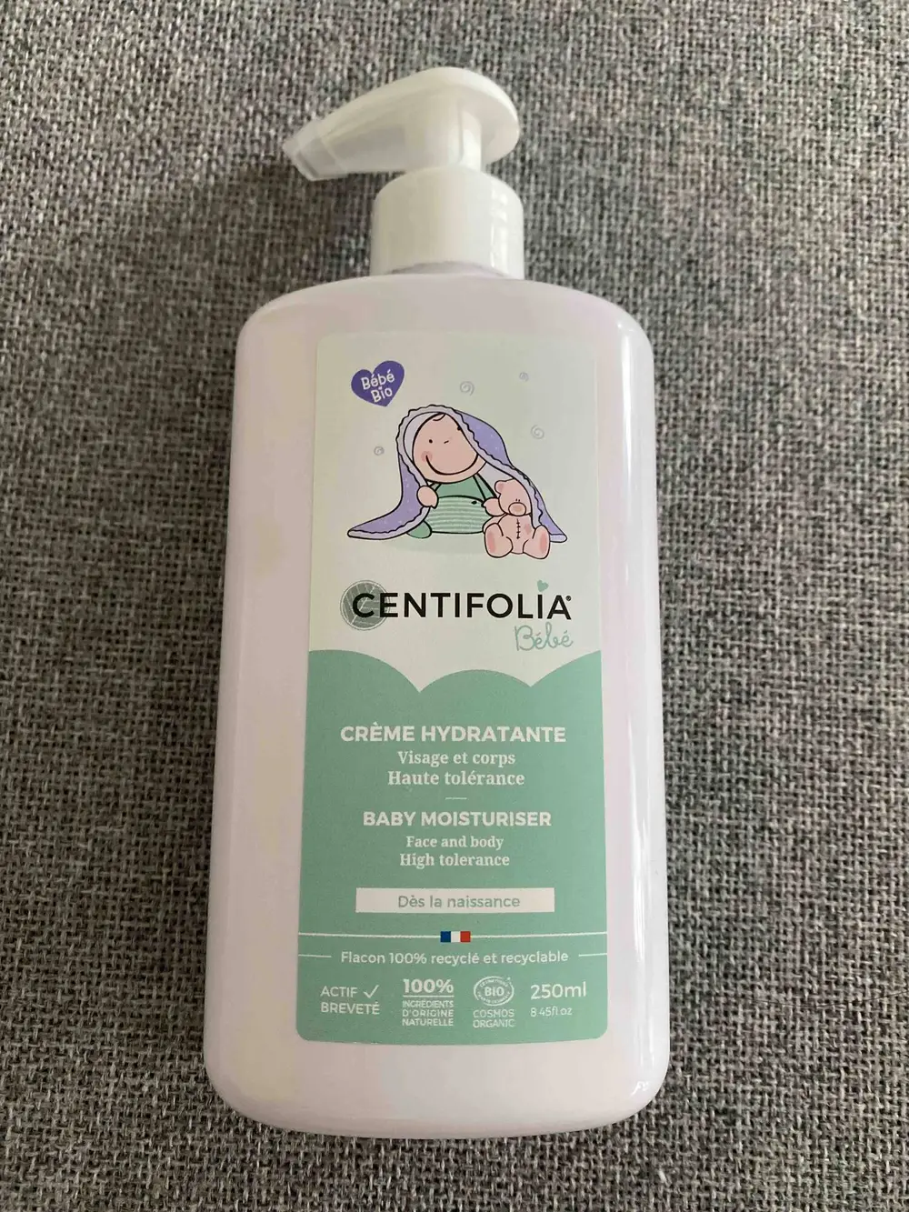 CENTIFOLIA - Crème hydratante visage et corps - Bébé