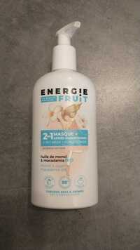 ENERGIE FRUIT - 2 en 1 masque + après-shampooing - Huile de monoï & macadamia