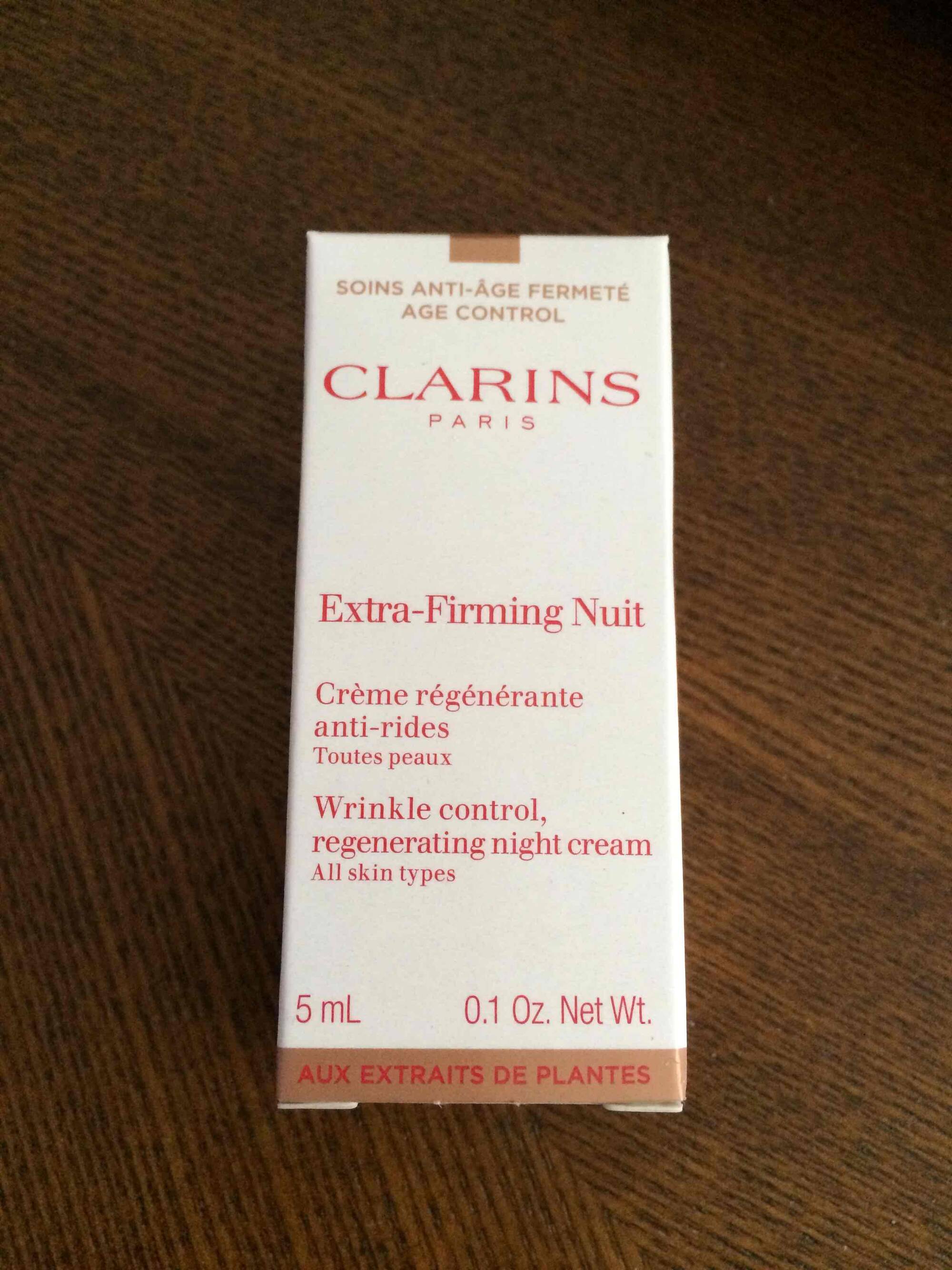 CLARINS - Extra firming nuit - Crème régénérante anti-rides