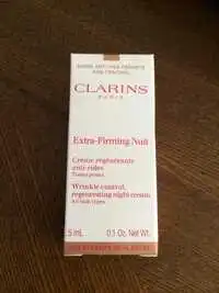 CLARINS - Extra firming nuit - Crème régénérante anti-rides