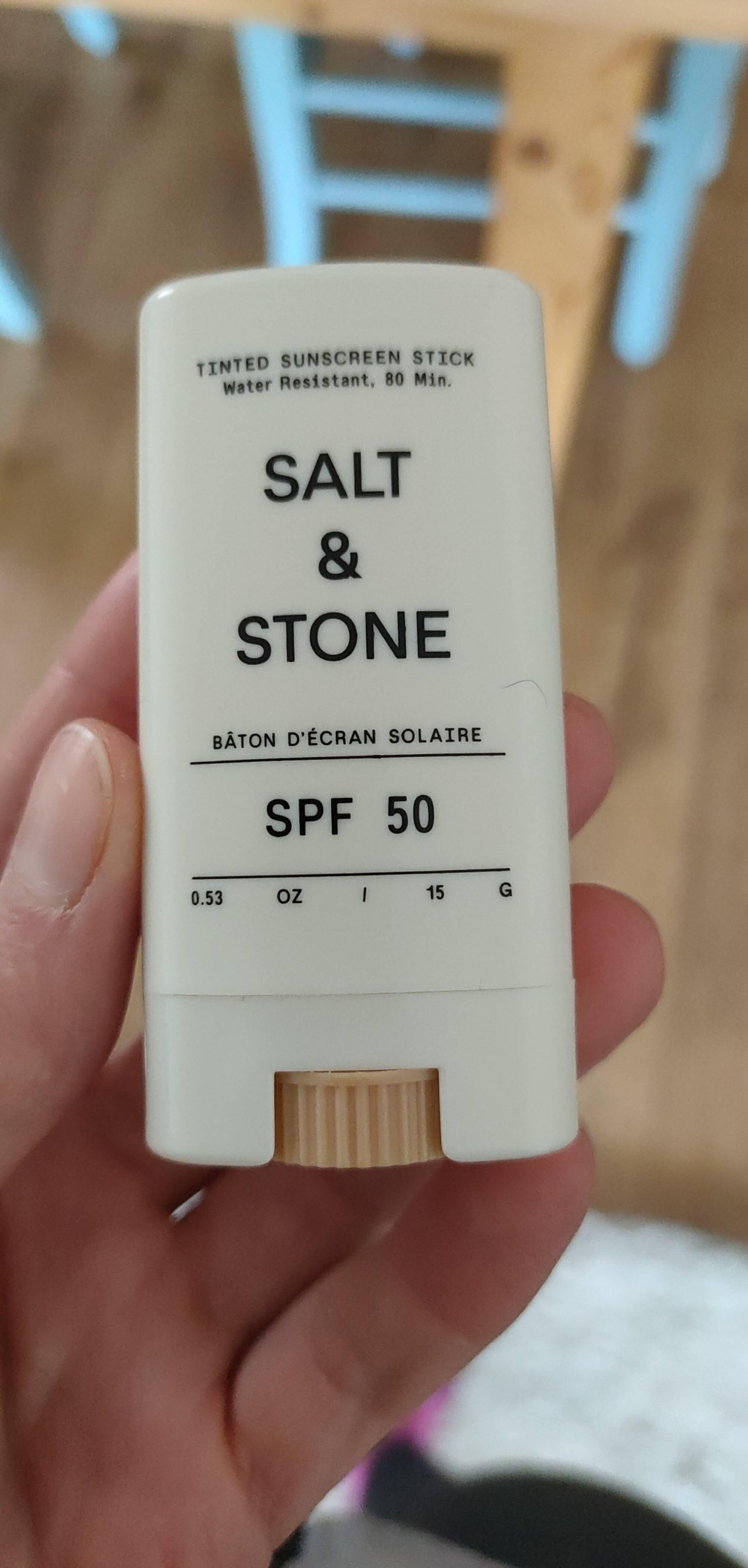 SALT & STONE - Bâton d'écran solaire SPF 50