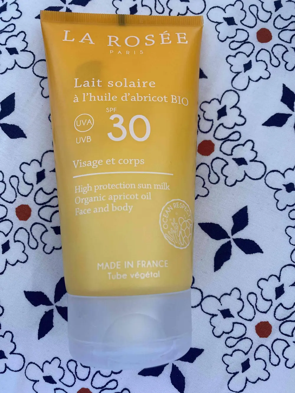 LA ROSÉE - Lait solaire a l’huile d’abricot bio SPF 30