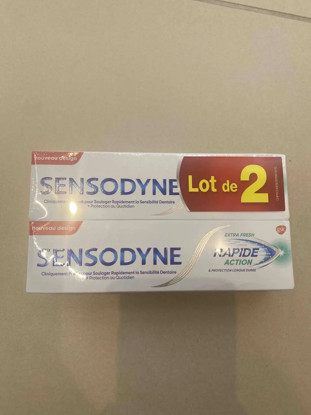 SENSODYNE - Extra fresh - Dentifrice rapide action