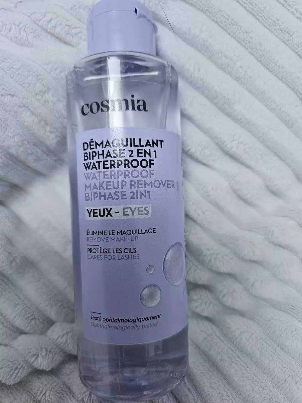 COSMIA - Démaquillant biphase 2 en 1 waterproof yeux