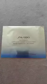SHISEIDO - Masque express yeux lift fermeté