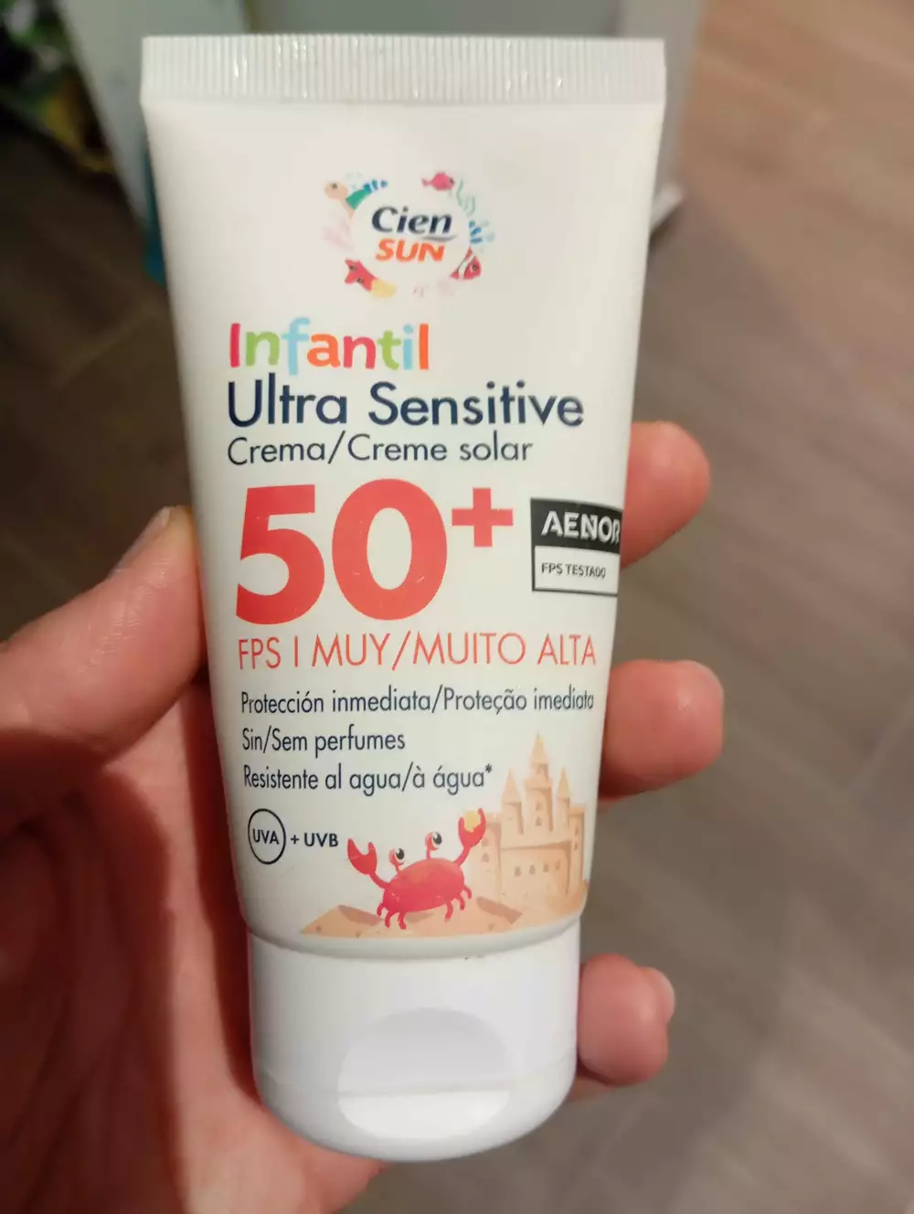 CIEN SUN - Infantil ultra sensitive creme solar fps50+