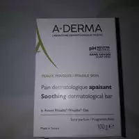 A-DERMA - Pain dermatologique apaisant