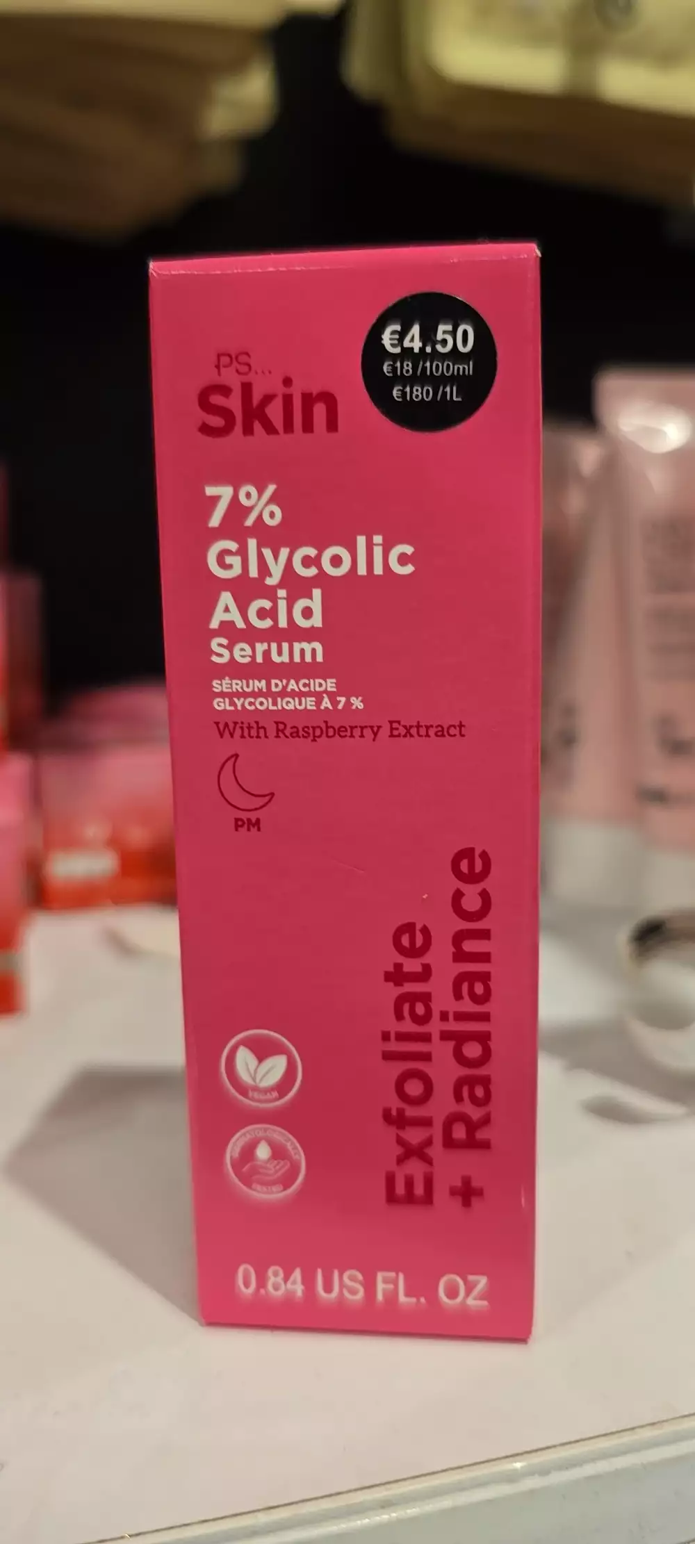 PS SKIN - Exfoliate + radiance - 7% Glycolic acid serum