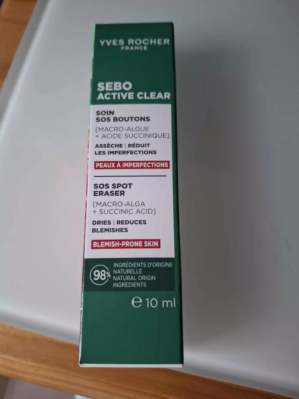 YVES ROCHER - Sebo active clear - Soin sos bouton