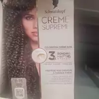 SCHWARZKOPF - Creme supreme - Coloration crème soin 6-16 châtain perle