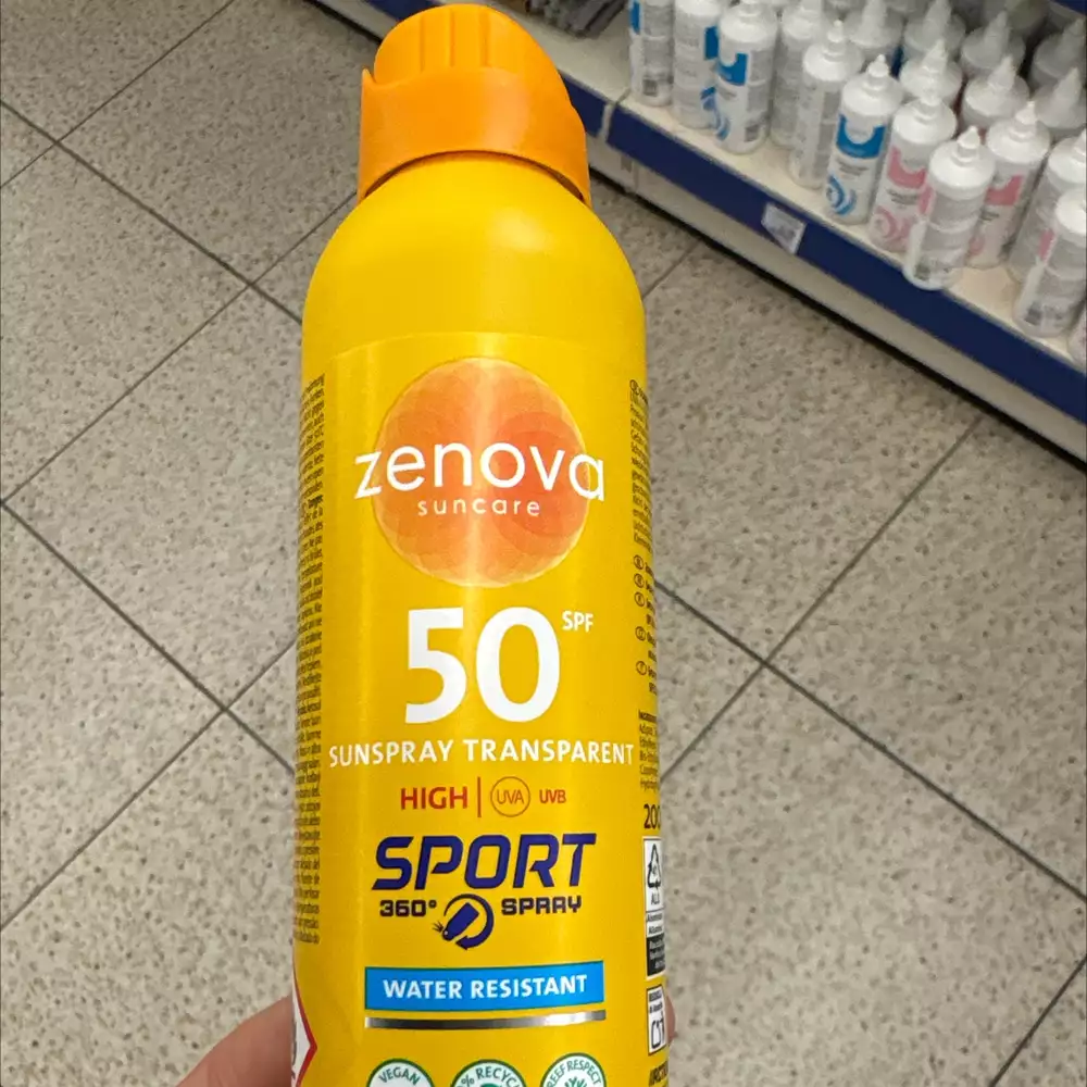 ZENOVA - Sport - Sunspray transparent SPF 50