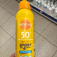 ZENOVA - Sport - Sunspray transparent SPF 50