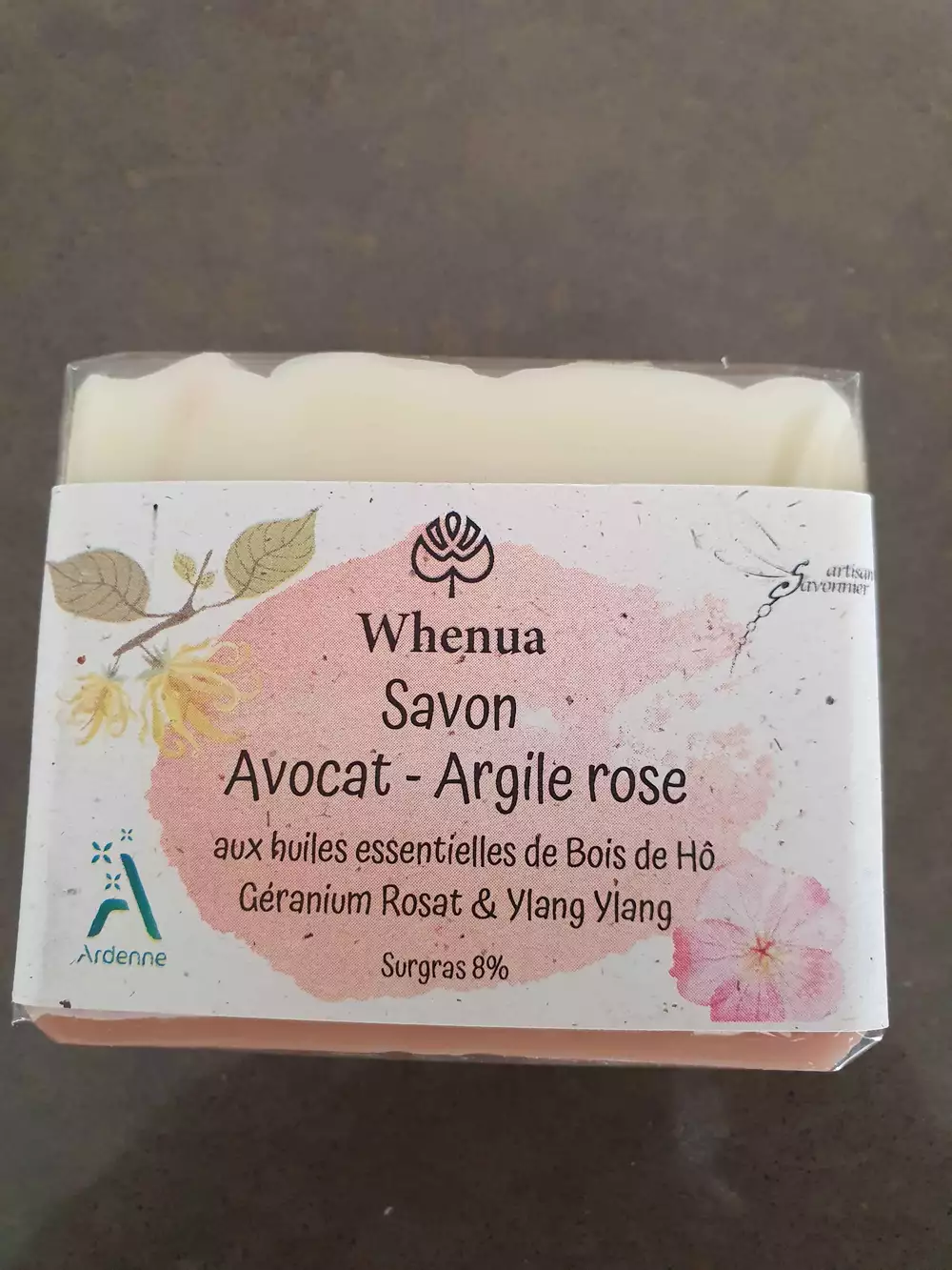 WHENUA - Savon avocat et argile rose