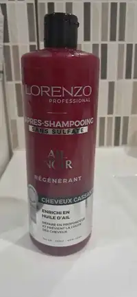 LORENZO PROFESSIONAL - Ail noir - Après shampooing régénérant