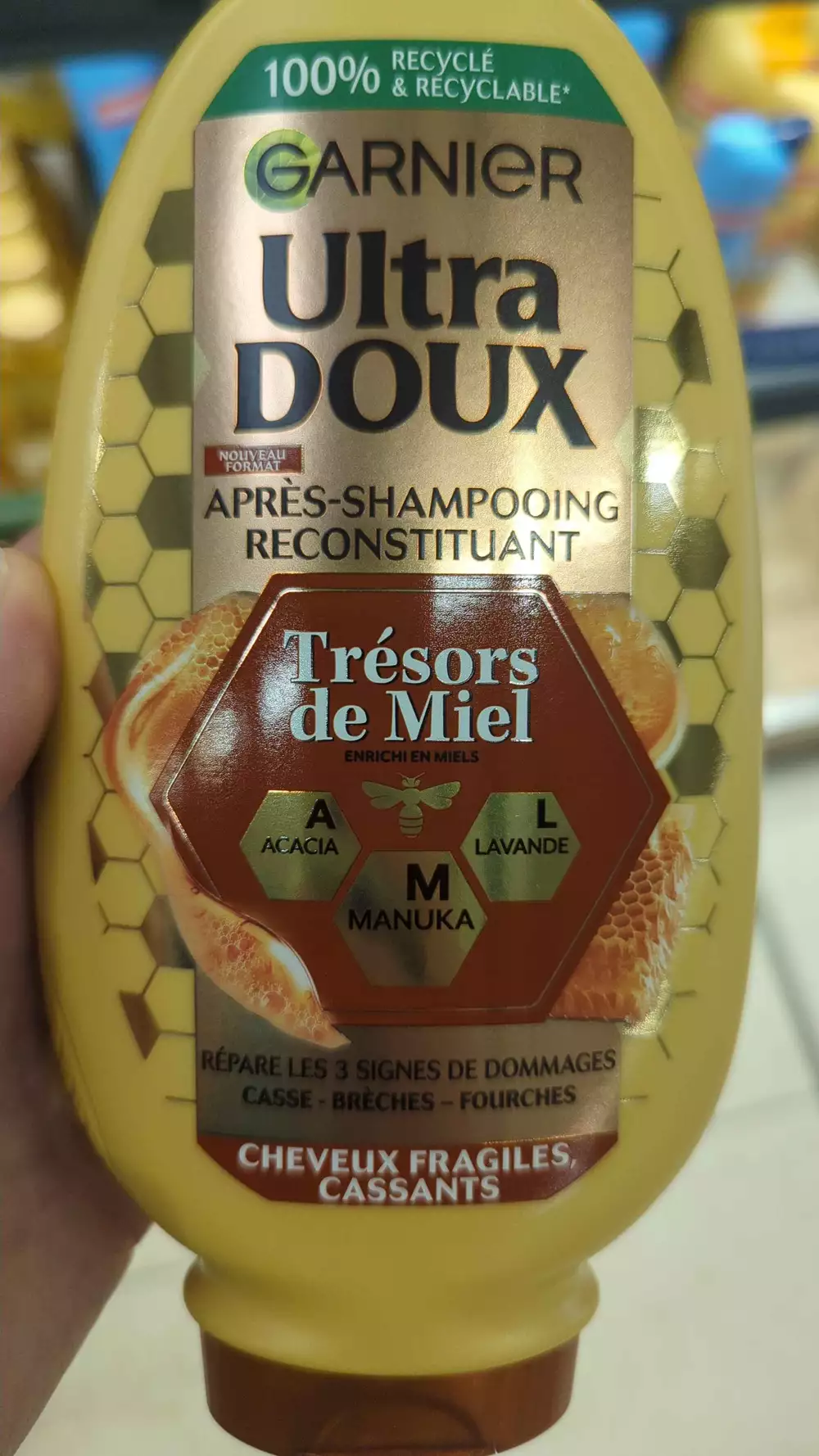 GARNIER - Ultra doux trésors de miel - Après-shampooing reconstituant