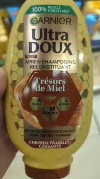 GARNIER - Ultra doux trésors de miel - Après-shampooing reconstituant