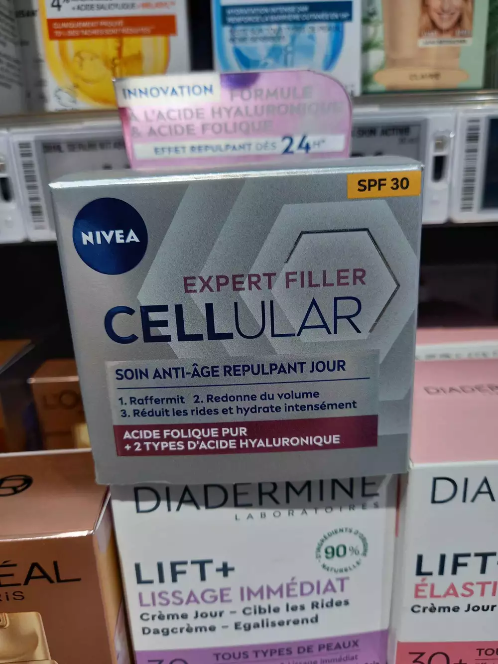 NIVEA - Expert filler cellular - Soin anti-âge repulpant jour SPF 30