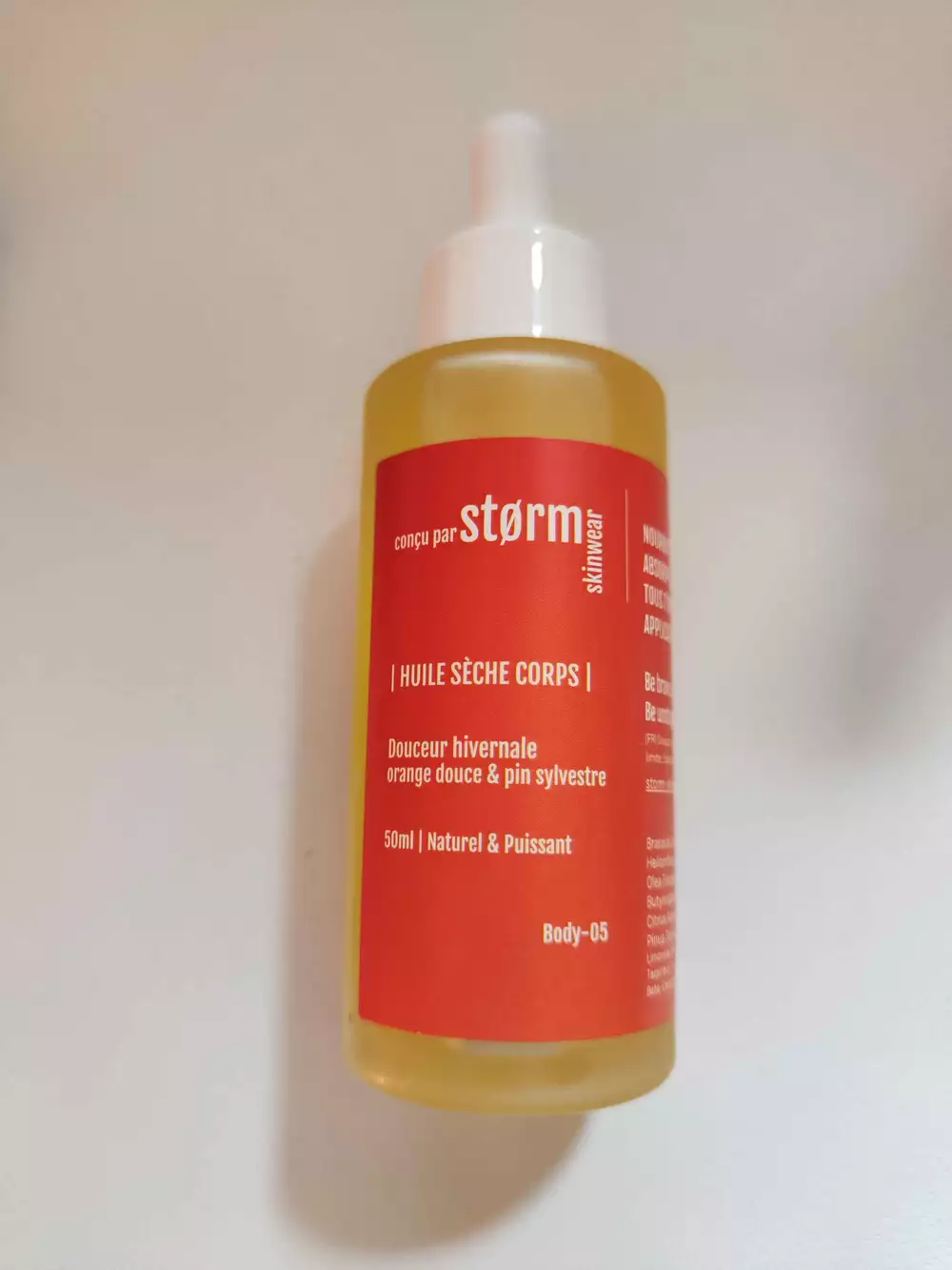 STORM - Huile sèche corps douceur hivernale