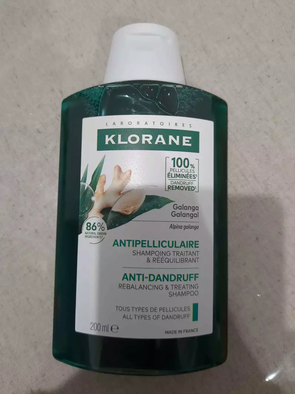 KLORANE - Anti-pelliculaire - Shampooing traitant galanga