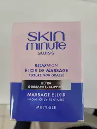 SKIN MINUTE SWISS - Relaxation - Élixir de massage