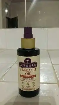 AUSSIE - 3 Miracle oil reconstructor pour cheveux abîmés