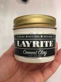 LAYRITE - Cement Clay - High hold, Matte finish, Water soluble