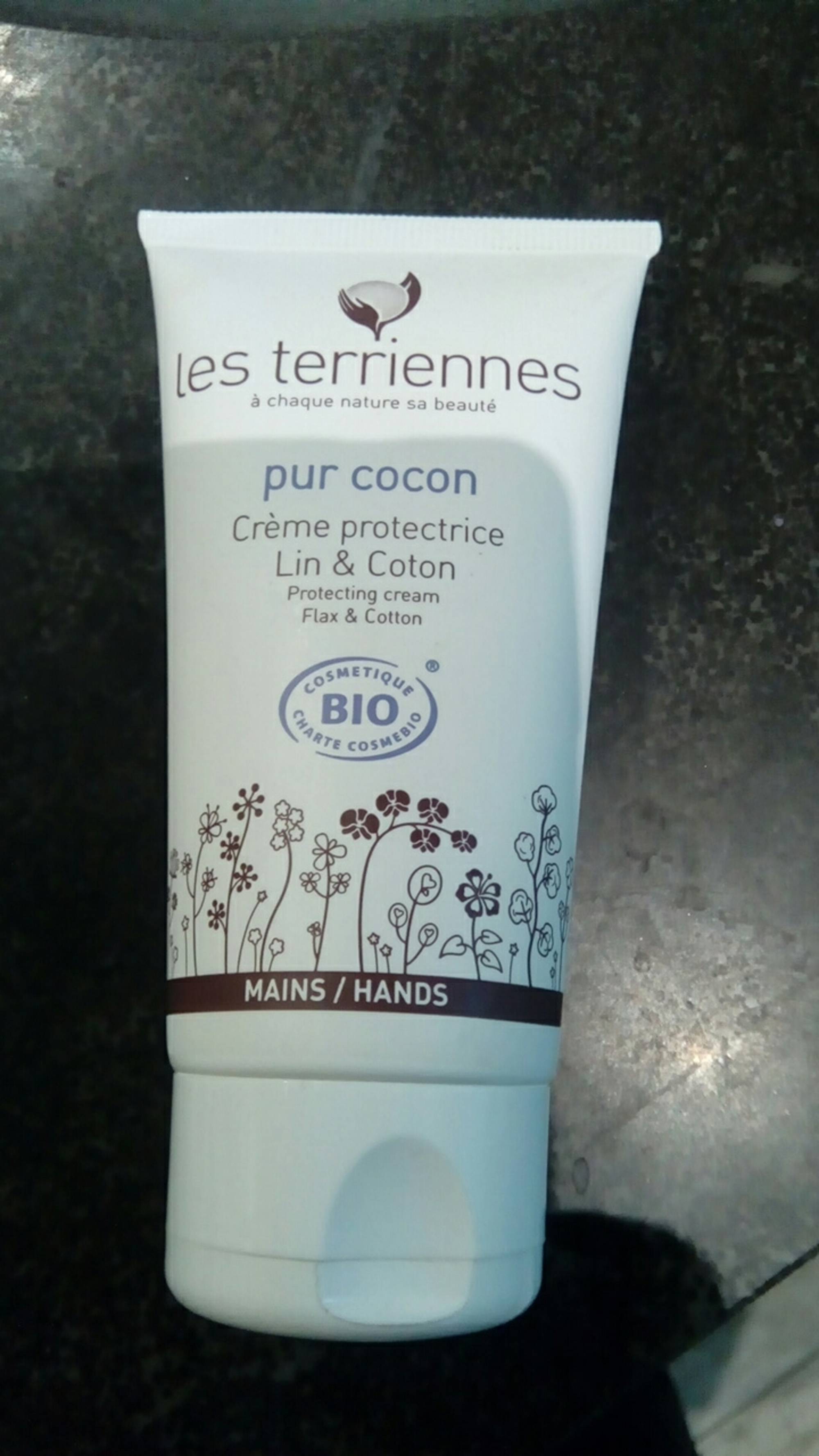 LES TERRIENNES - Pur cocon - Crème protectrice Lin & Coton