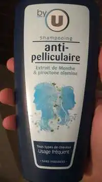 BY U - Shampooing anti-pelliculaire menthe & piroctone olamine