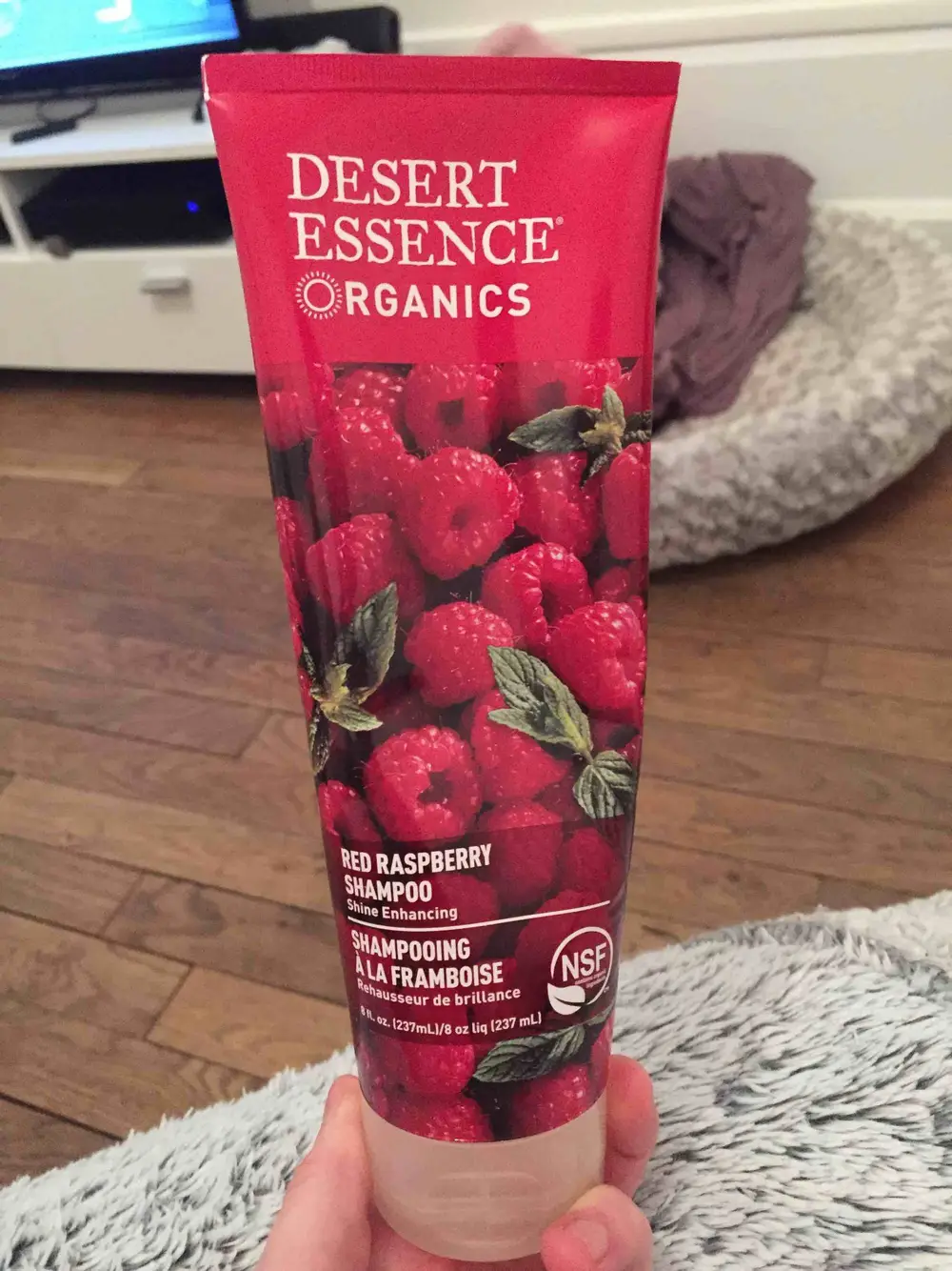 DESERT ESSENCE - Shampooing à la framboise rehausseur de brillance