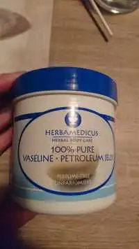 HERBAMEDICUS - Vaseline 100% pure petroleum jelly parfume-free 