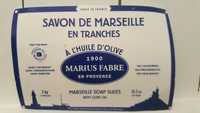 MARIUS FABRE - Savon de Marseille en tranches à l'huile d'olive