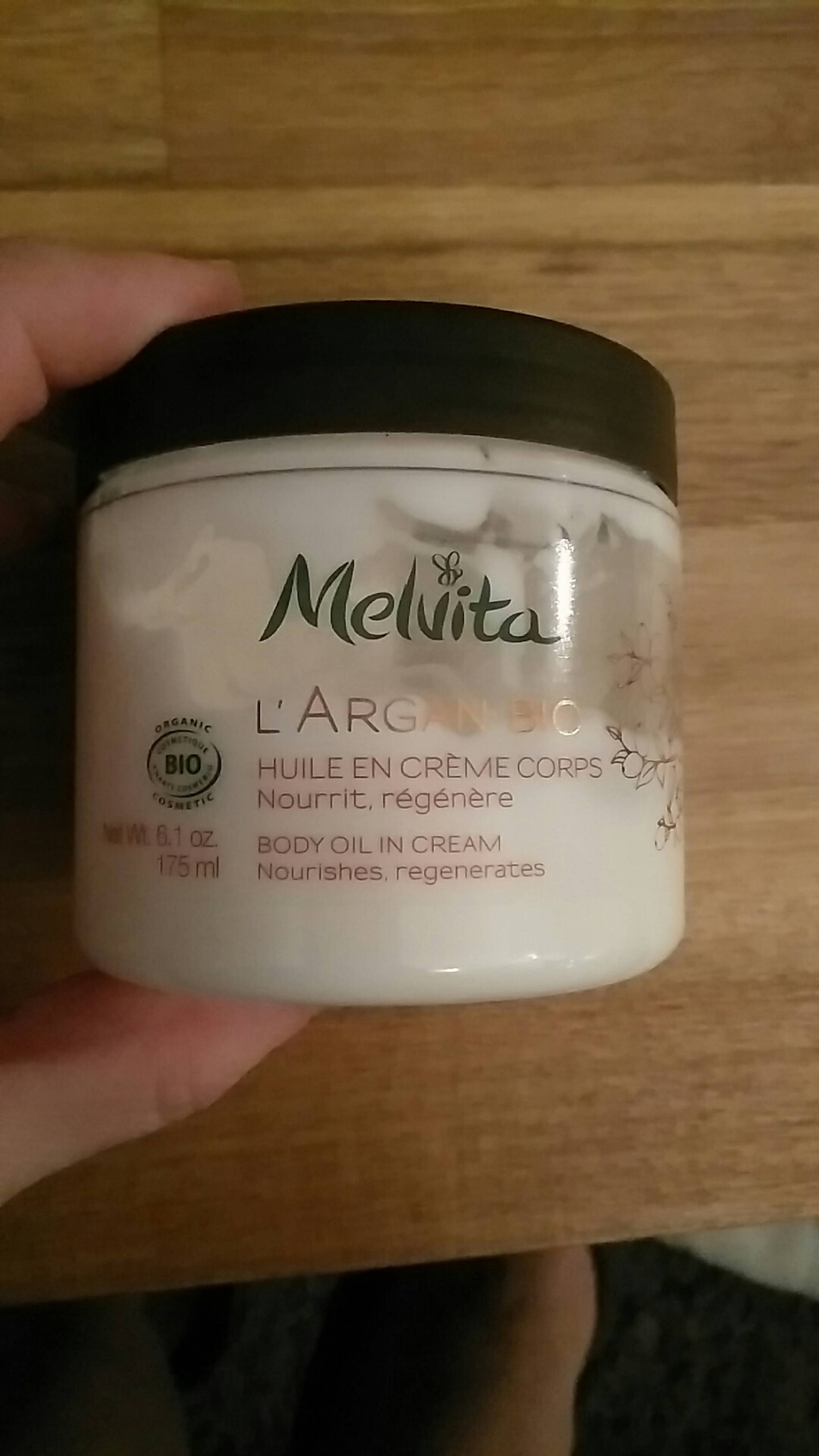 MELVITA - L'Argan bio - Huile en crème corps