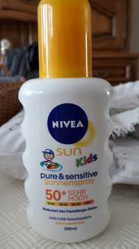 NIVEA - Sun kids - Pure & sensitive sonnenspray 50+