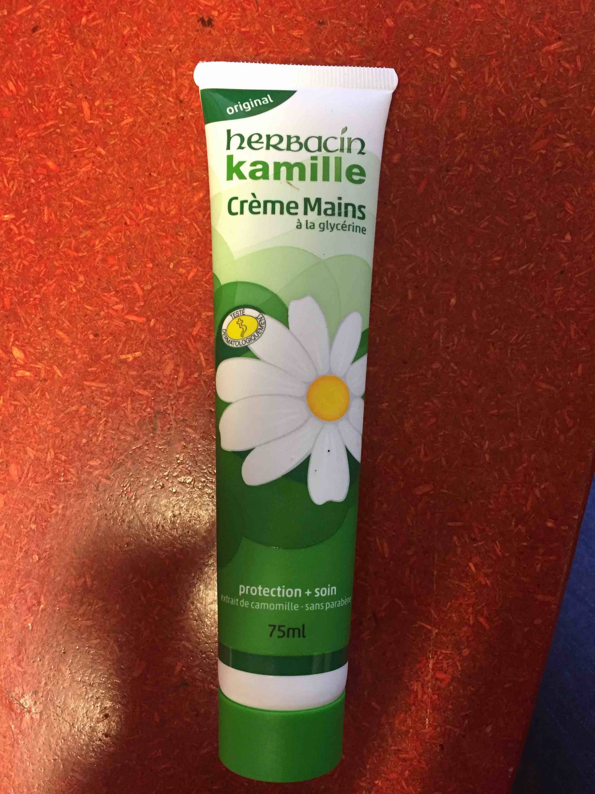 HERBACIN - Kamille - Crème mains à la glycérine