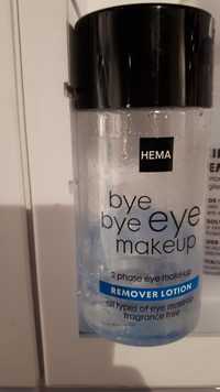 HEMA - Bye bey eye makeup - Remover lotion