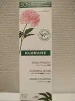 KLORANE - Sérum apaisant à la pivoine bio