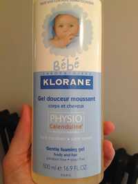 KLORANE - Physio calenduline - Gel douceur moussant  corps et cheveux