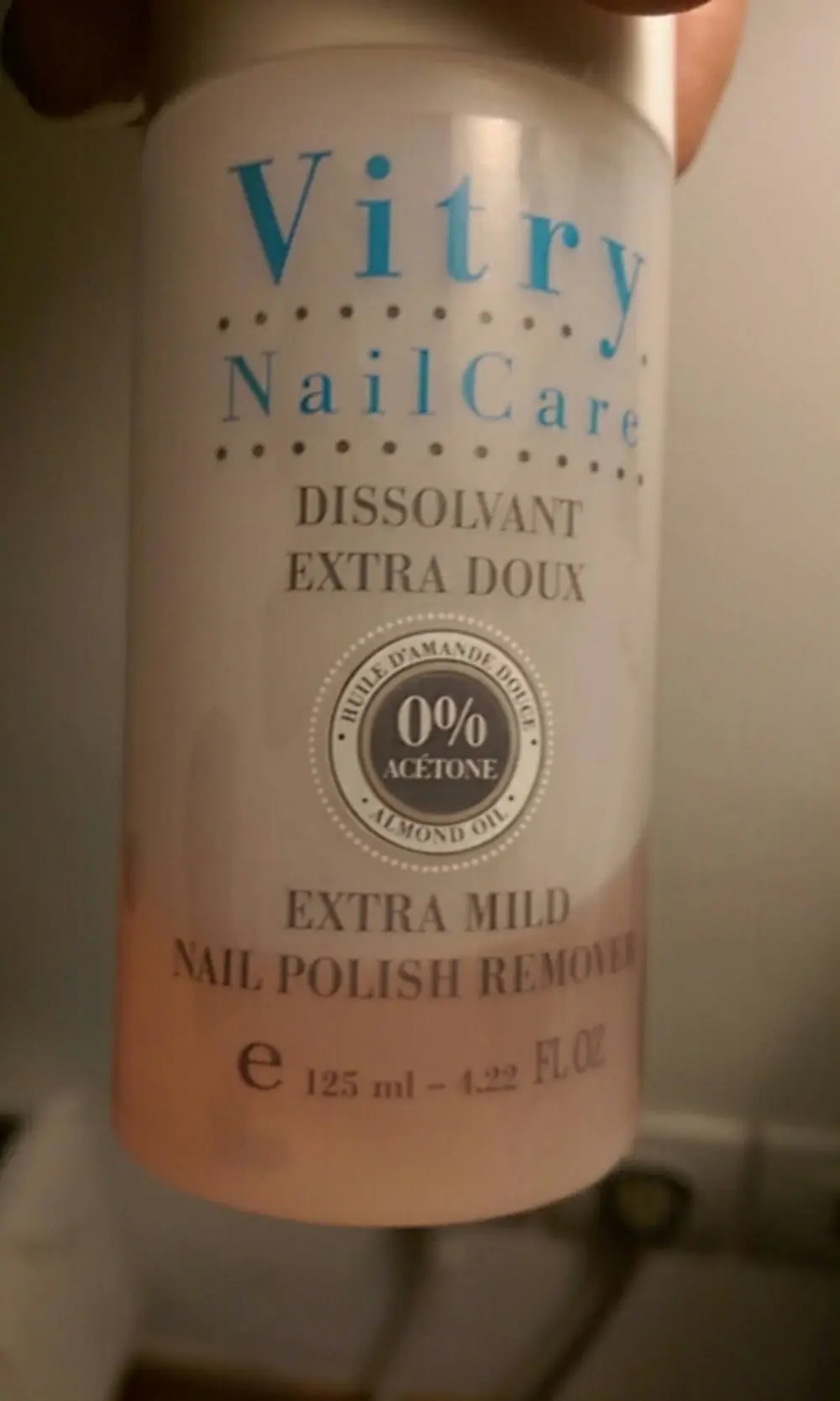 VITRY - Nail care - Dissolvant extra doux