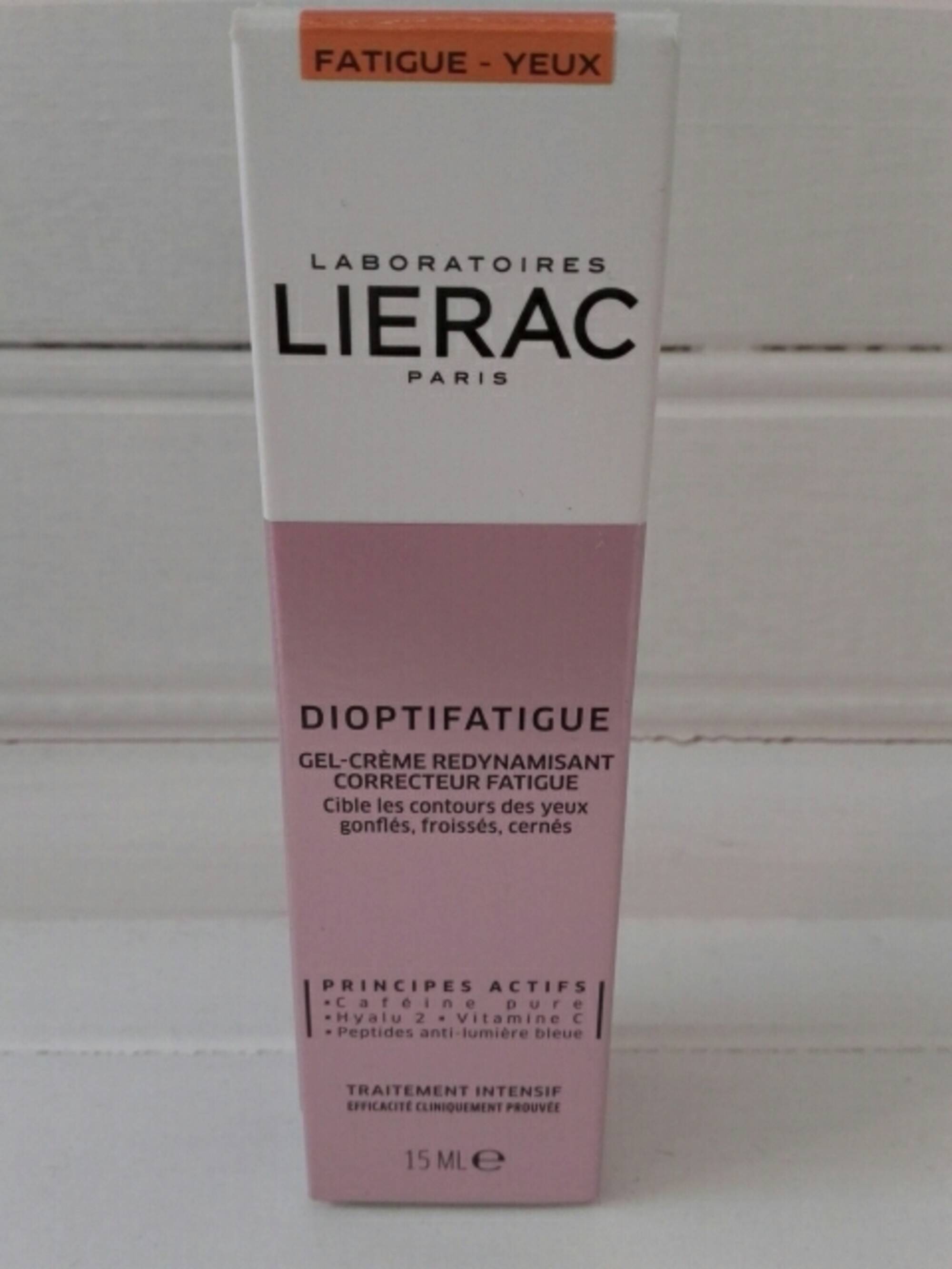 LIÉRAC - Dioptifatigue - Gel-crème redynamisant correcteur fatigue